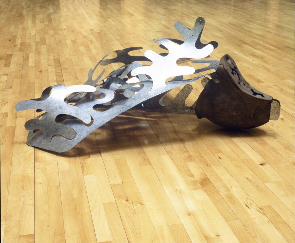 BaaDaa, bronze and galvanised steel, 184cm (L), 1992