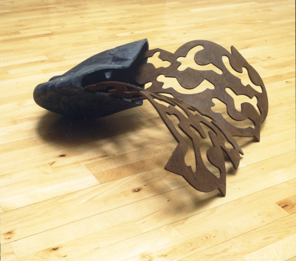 DeeMee, bronze and steel, 92cm (L), 199
